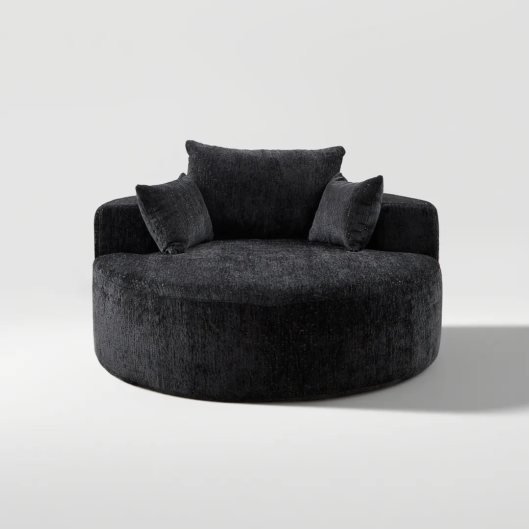 55" Oversized Round Chair Single Sofa