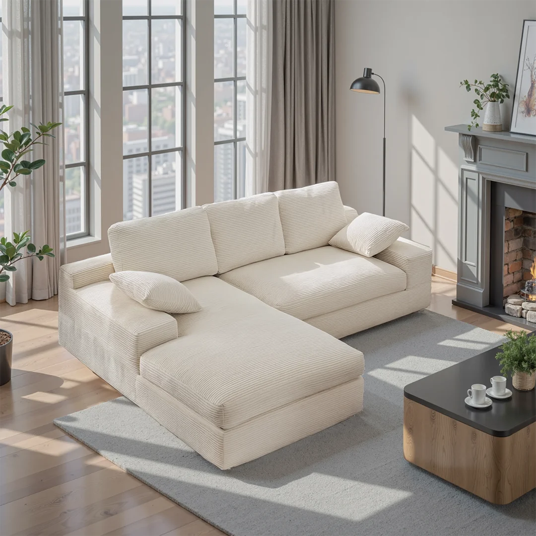 Compressed Packaging Sectional Sofa