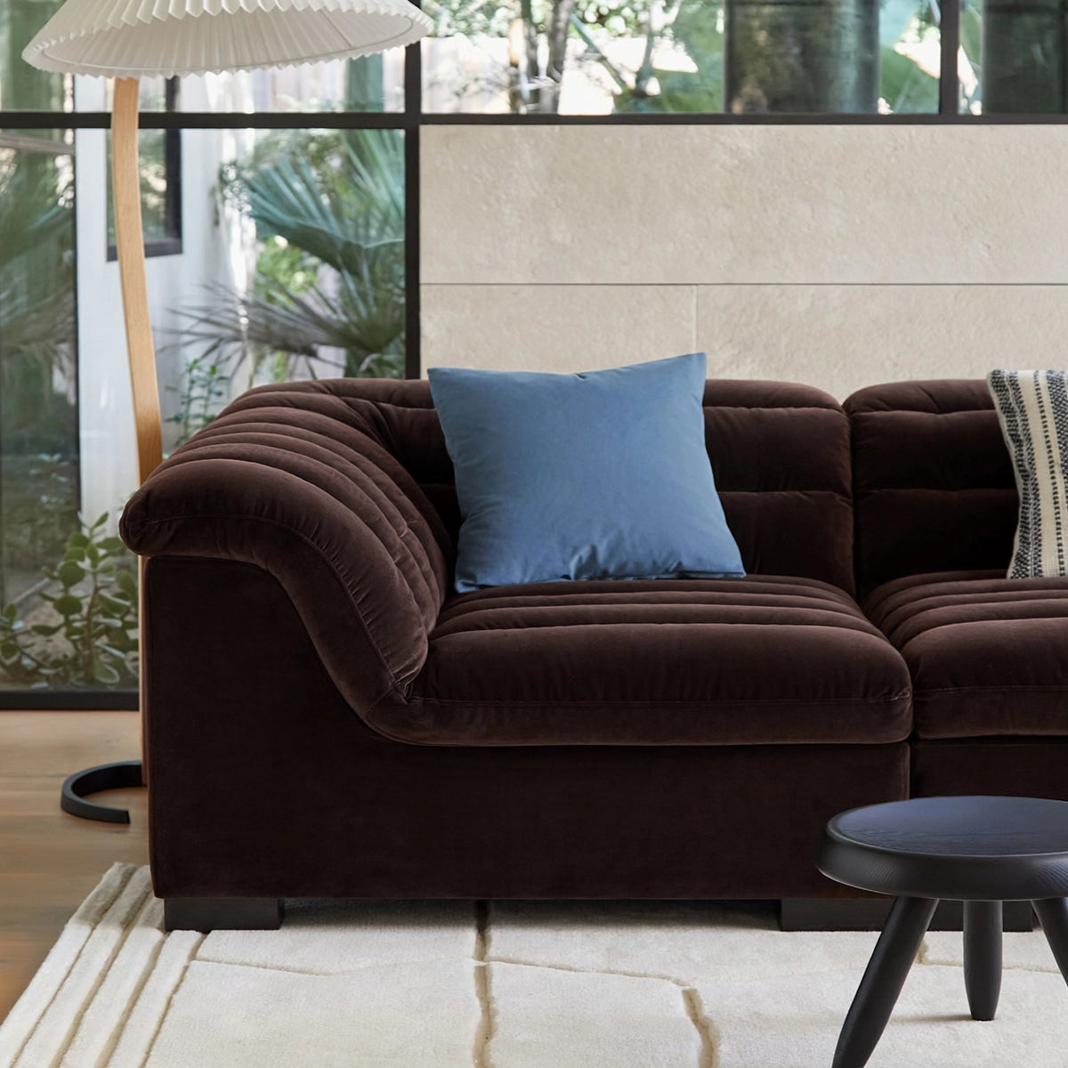105" Float Sectional Sofa