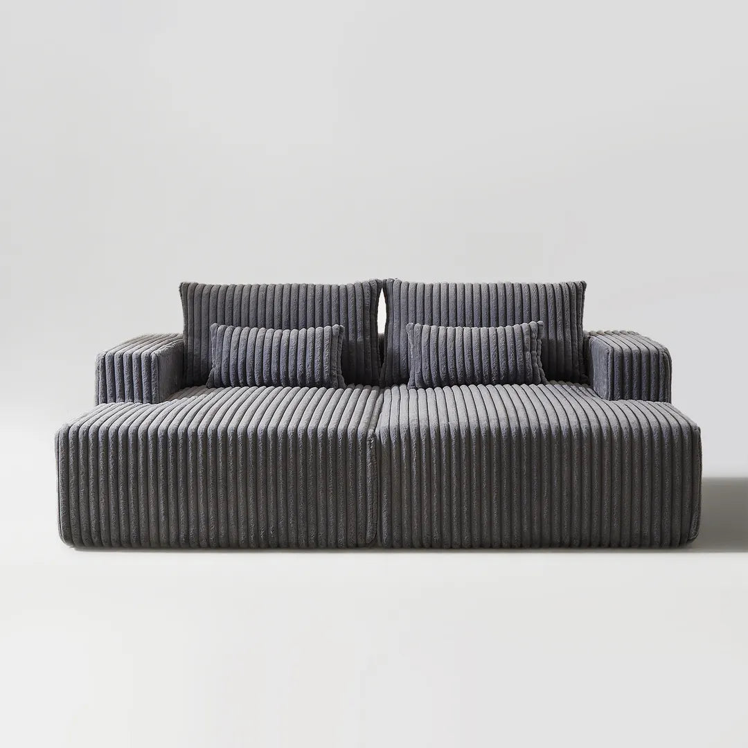 87" Boneless Sofa, Sleeper Couch