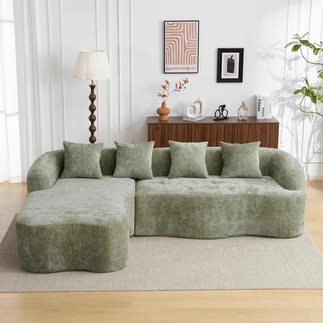 4 Seater Compression Couch Chenille