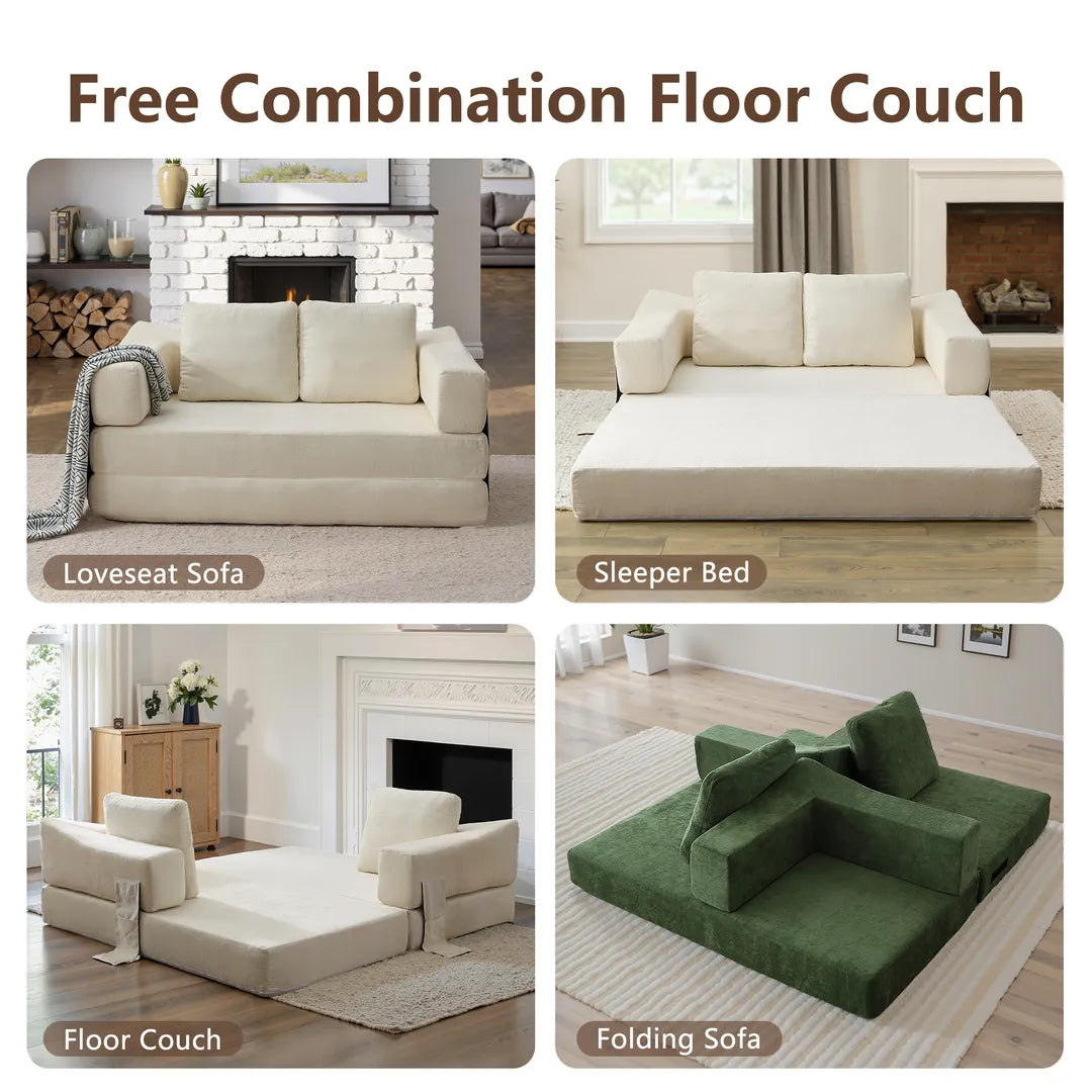 4-in-1 modular sofa combination
