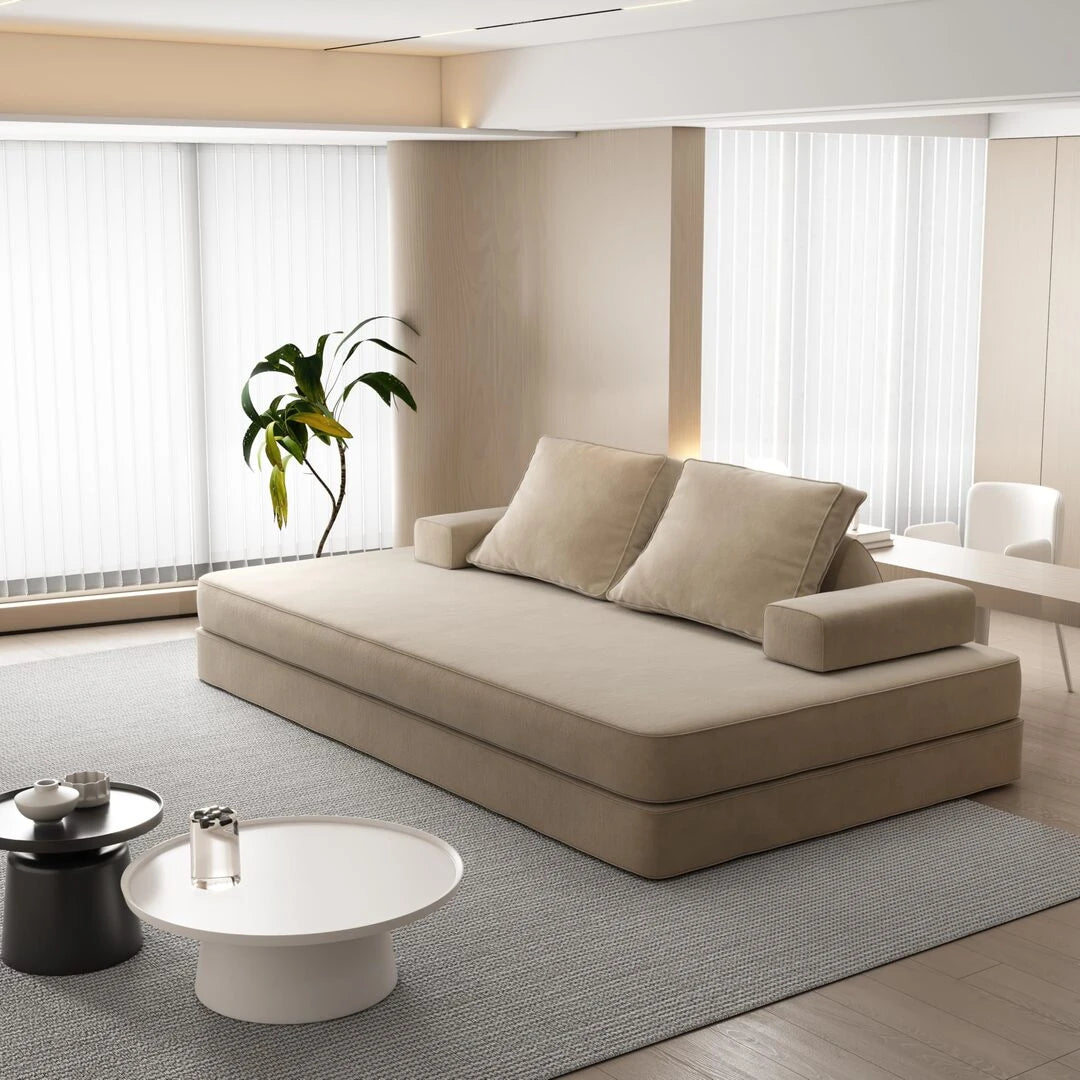 Oversize Floor Sofa Bed with Adjustable Backrests