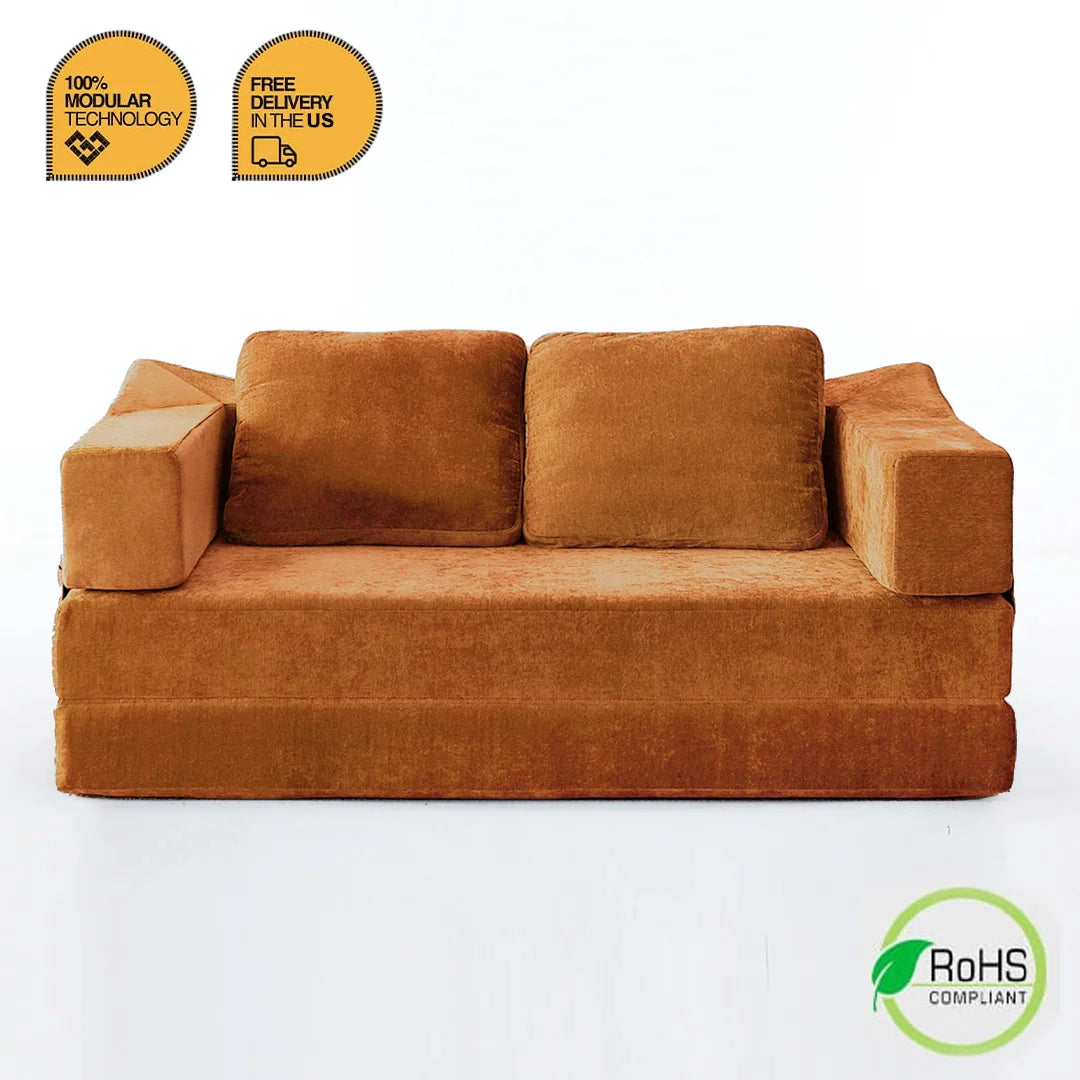 Foldable Fabric Sofa Bed