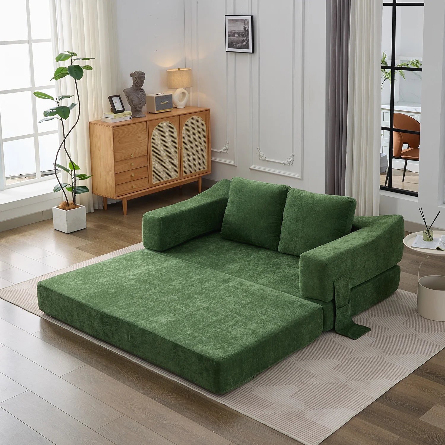 Modern space-saving sofa bed