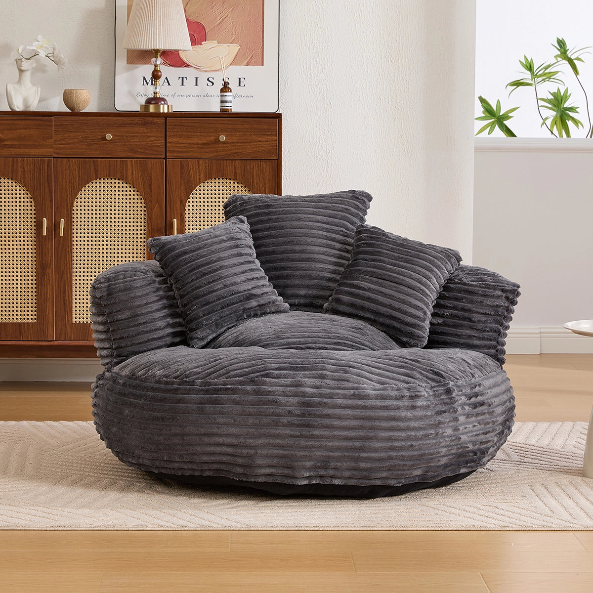 Lazy Round Bean Bag Chair Sofa