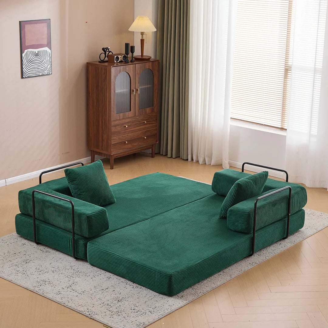 Compact loveseat sofa bed for apartments