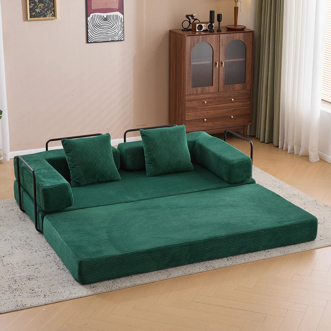 Compact loveseat sofa bed for apartments