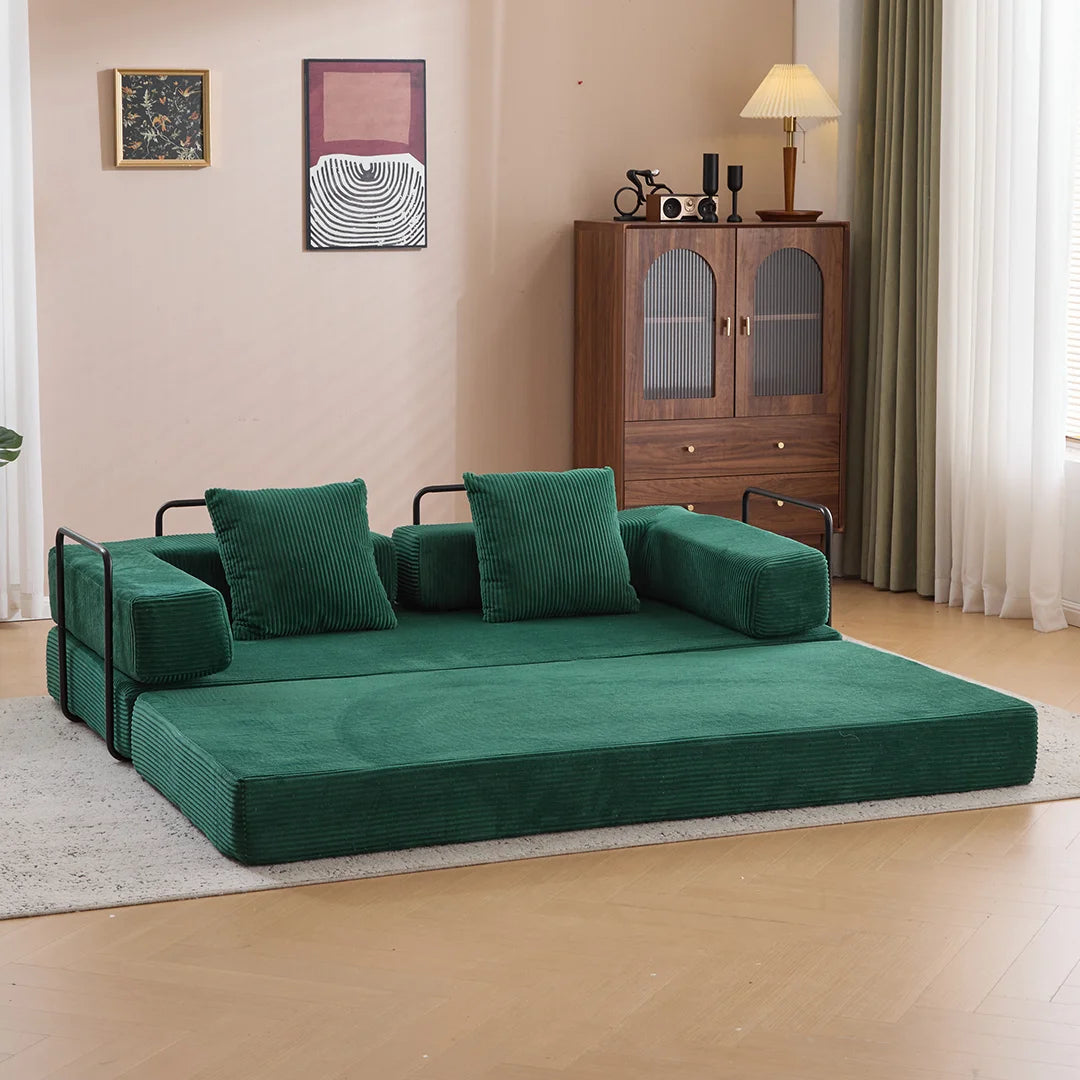 Compact loveseat sofa bed for apartments