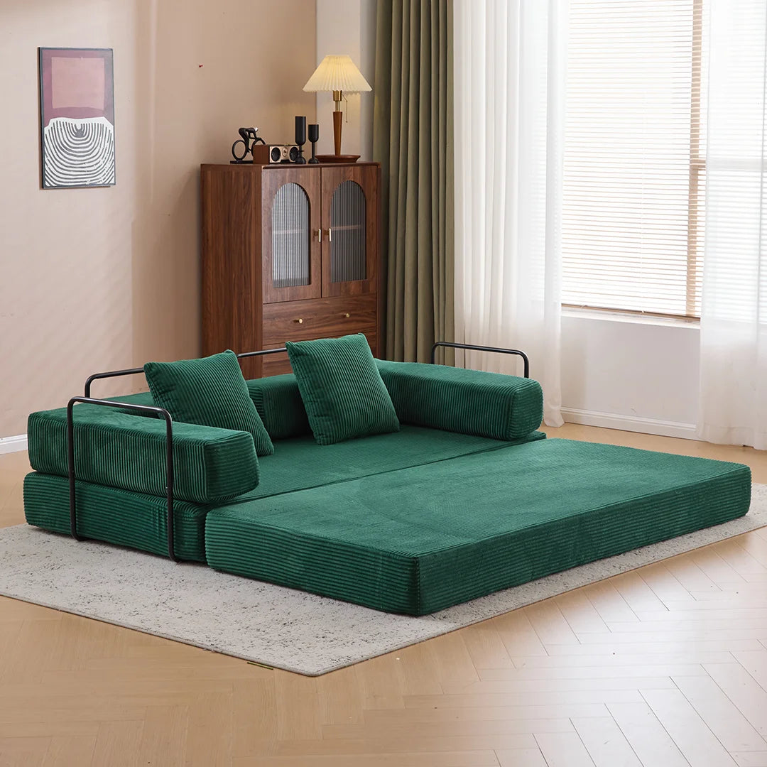 Compact loveseat sofa bed for apartments