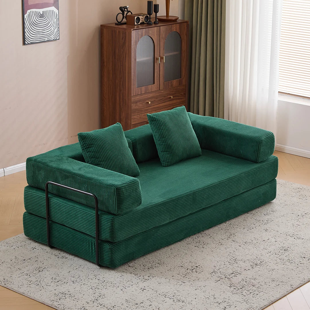 Compact loveseat sofa bed for apartments