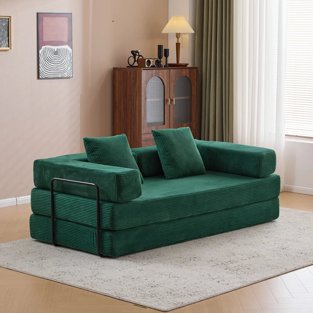 Compact loveseat sofa bed for apartments