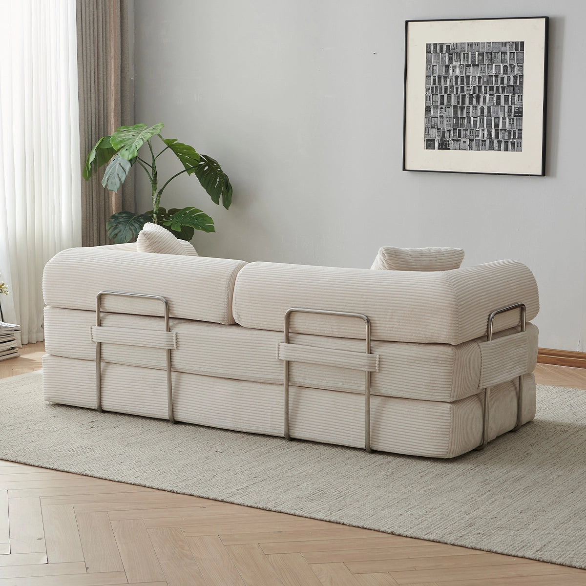 Sleeper Sofa Bed | With side pockets