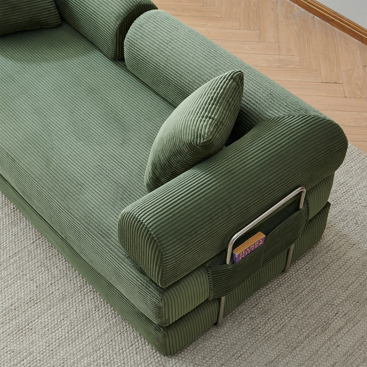 Sleeper Sofa Bed | With side pockets
