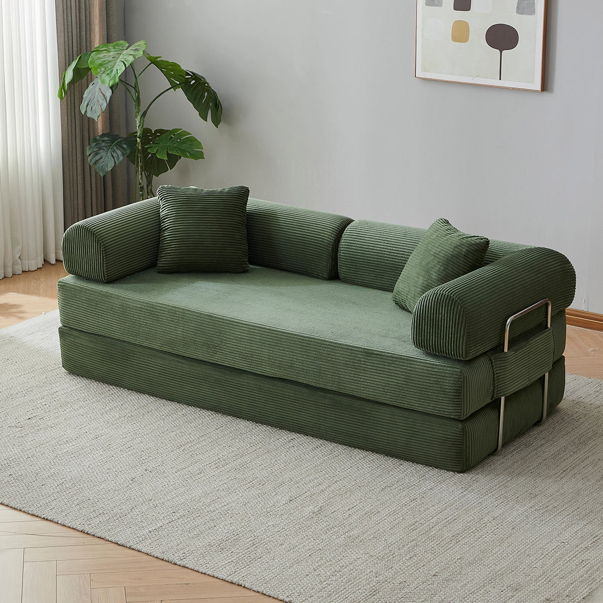 Sleeper Sofa Bed | With side pockets