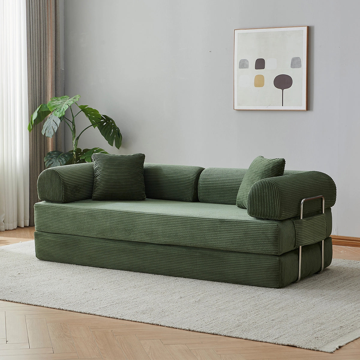 Sleeper Sofa Bed | With side pockets
