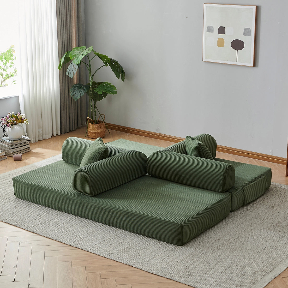 Sleeper Sofa Bed | With side pockets