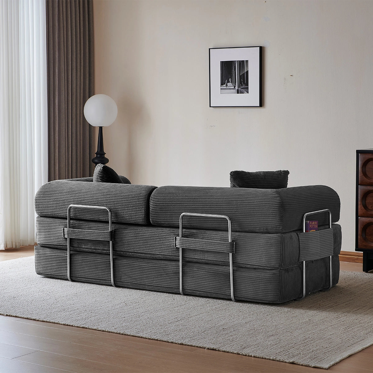 Sleeper Sofa Bed | With side pockets
