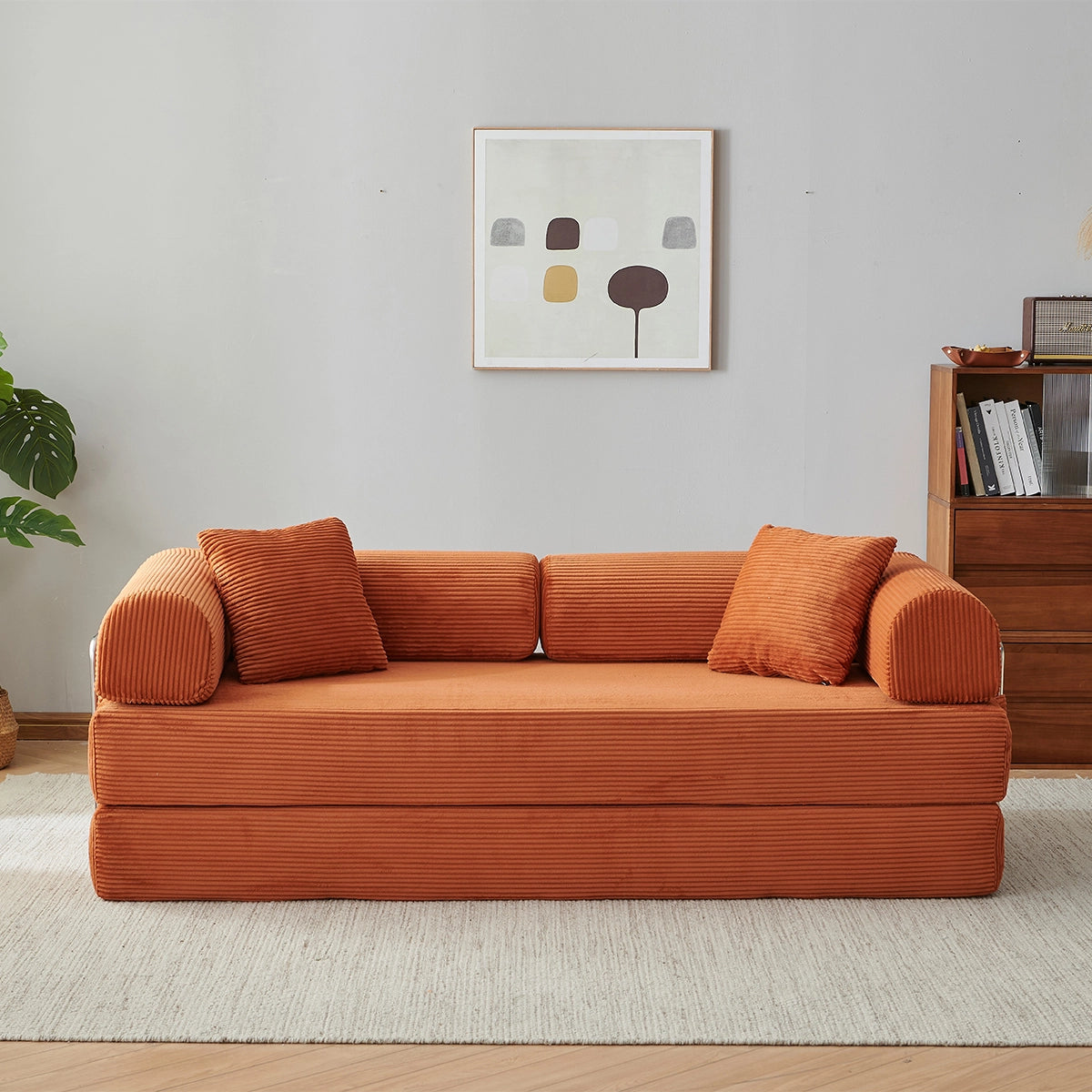 Sleeper Sofa Bed | With side pockets