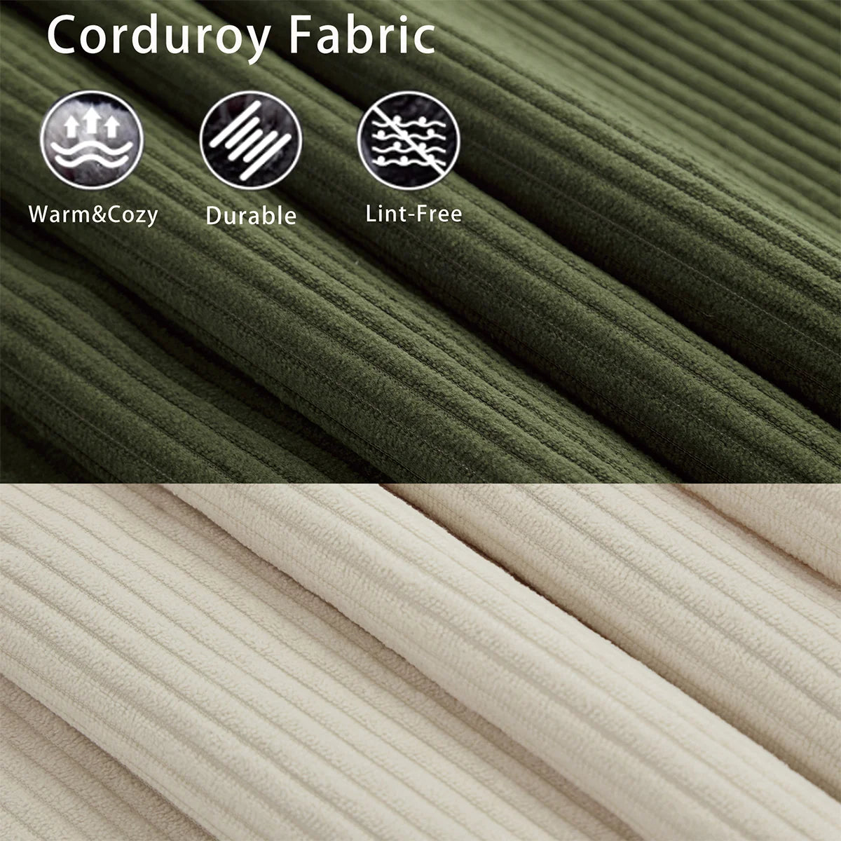 Beige + Green