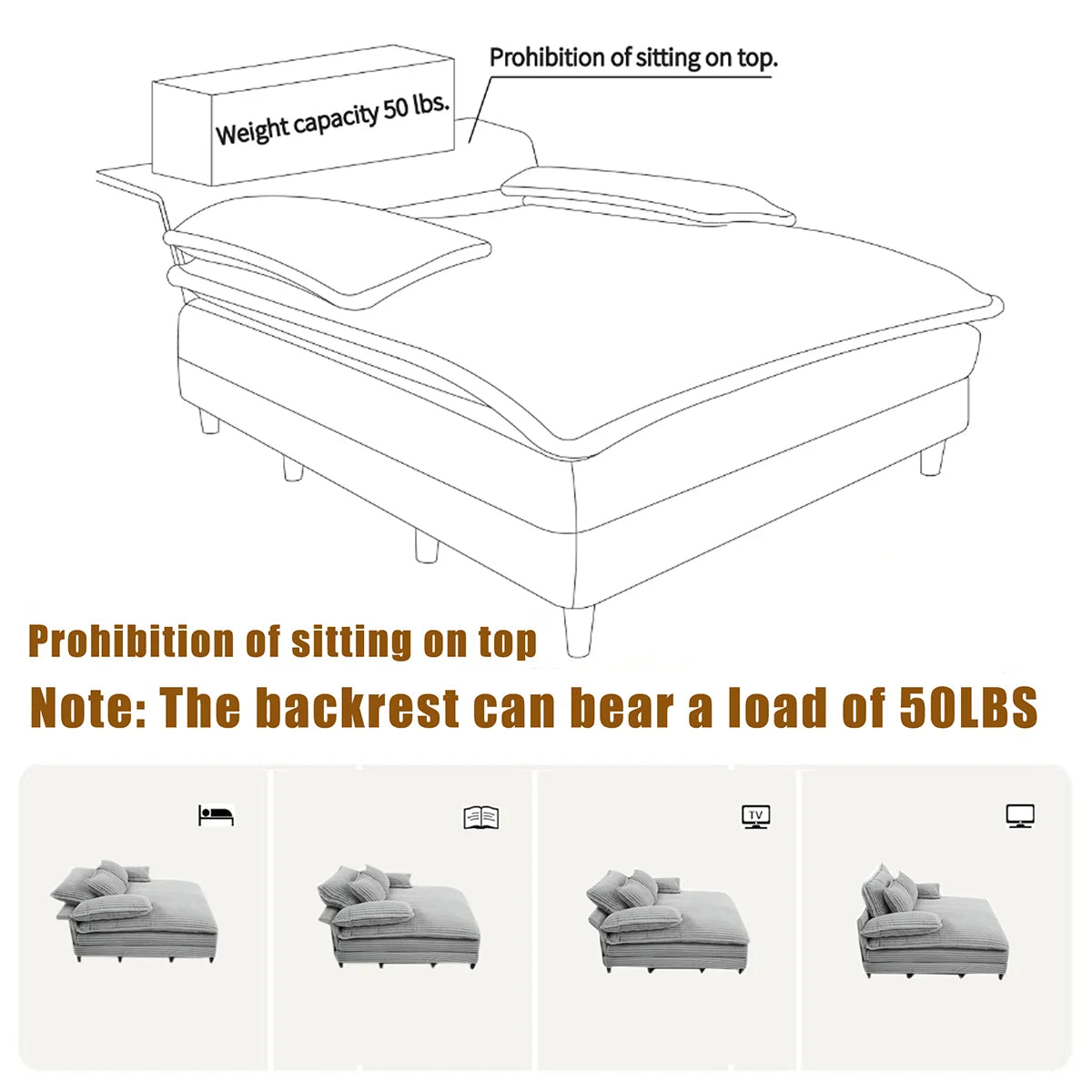 Oversized Chaise Lounge Chair