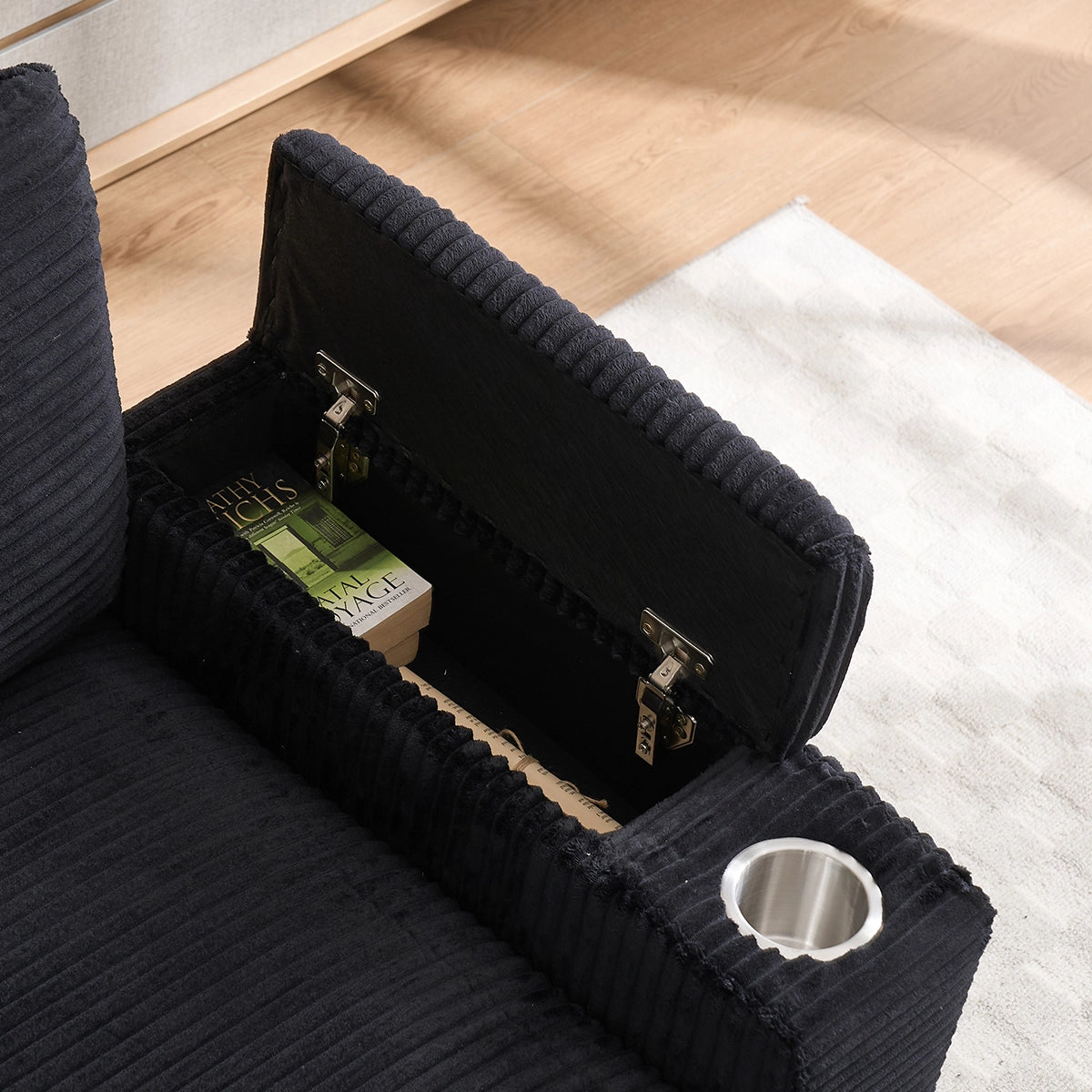 Oversized Chaise Chair Indoor with Ottoman