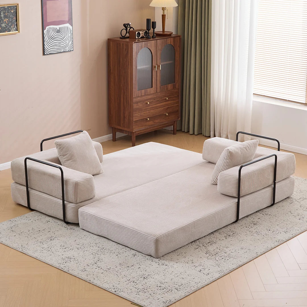 Compact loveseat sofa bed for apartments