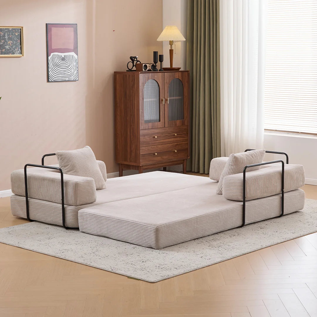 Compact loveseat sofa bed for apartments