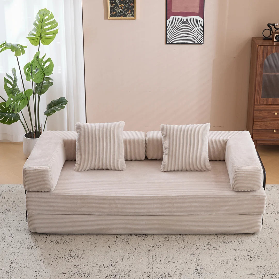 Compact loveseat sofa bed for apartments