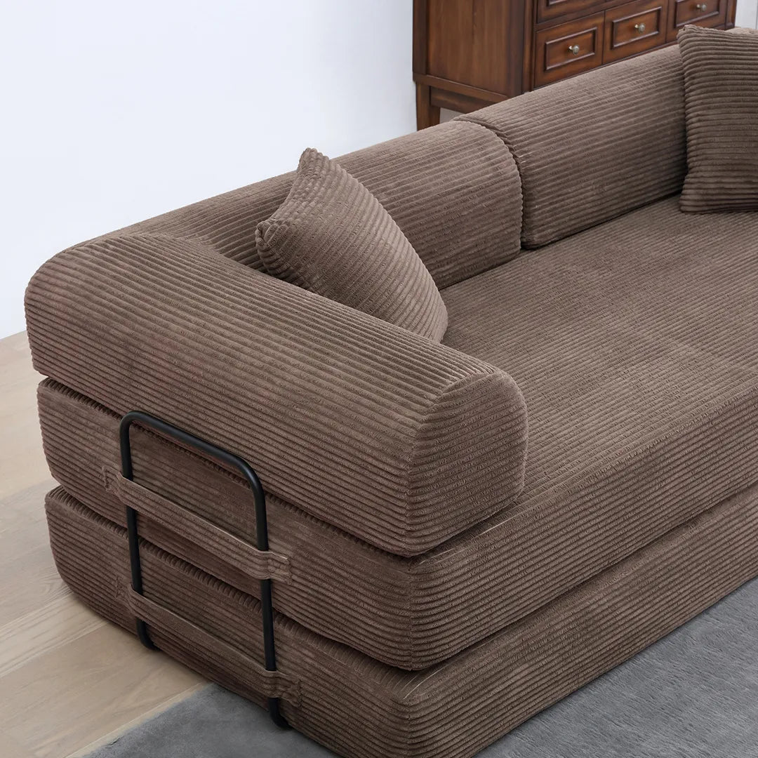 Metal support frame for sofa bed