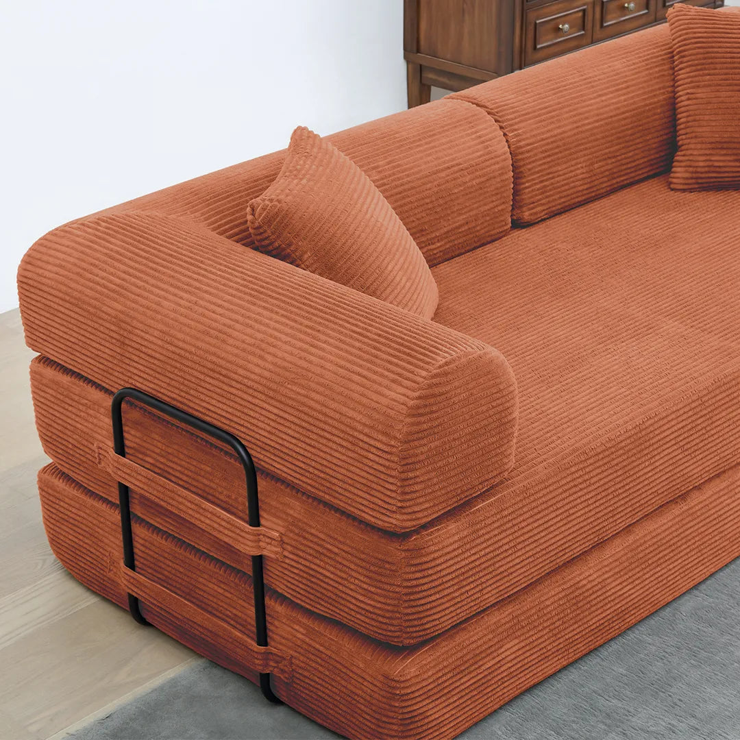 Metal support frame for sofa bed
