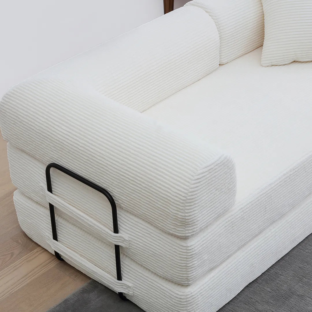 Metal support frame for sofa bed